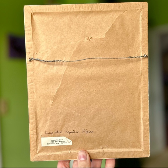 VTG Golden Framed Lily of The Valley Floral Elegant Cottagecore Art Decor - Picture 3 of 6